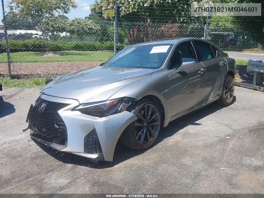 2021 Lexus Is 350 F Sport VIN: JTHGZ1B21M5046601 Lot: 45640890