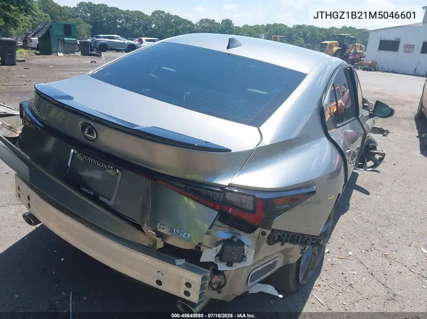 2021 Lexus Is 350 F Sport VIN: JTHGZ1B21M5046601 Lot: 45640890