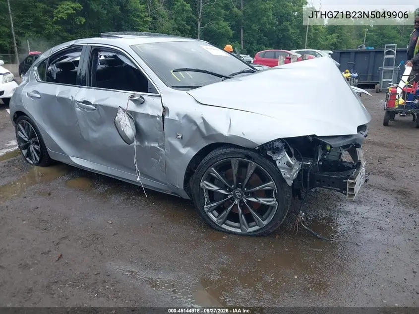2022 Lexus Is 350 F Sport VIN: JTHGZ1B23N5049906 Lot: 45144918