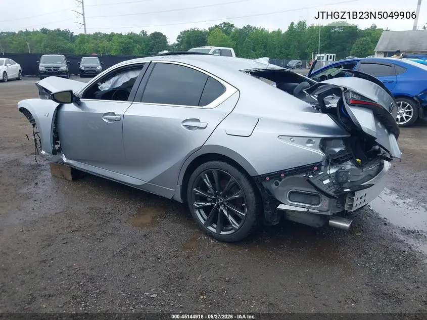 2022 Lexus Is 350 F Sport VIN: JTHGZ1B23N5049906 Lot: 45144918