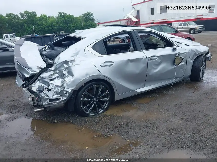 2022 Lexus Is 350 F Sport VIN: JTHGZ1B23N5049906 Lot: 45144918