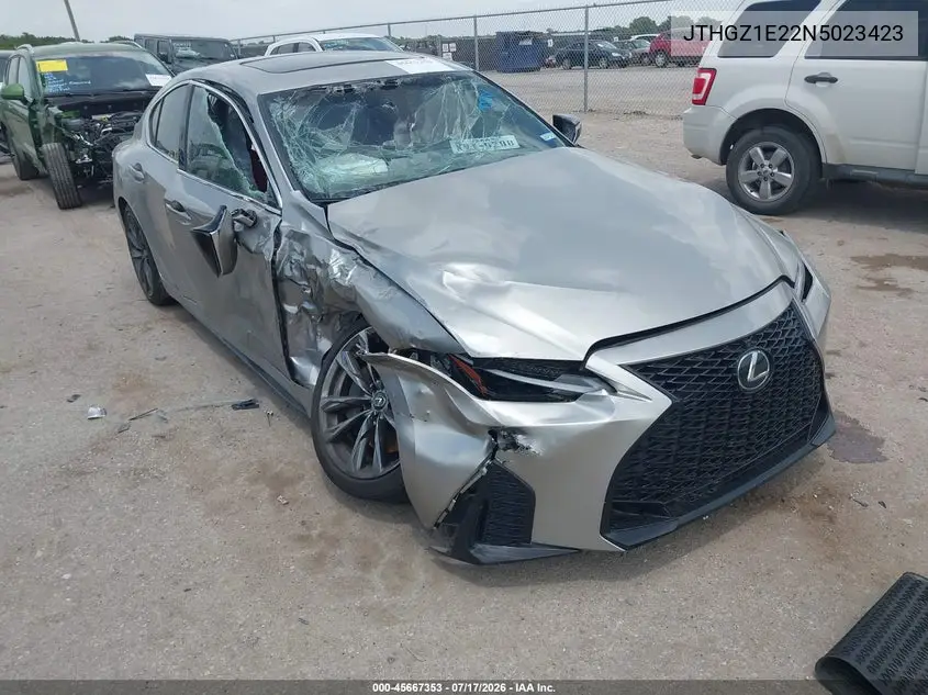 2022 Lexus Is 350 F Sport VIN: JTHGZ1E22N5023423 Lot: 45667353