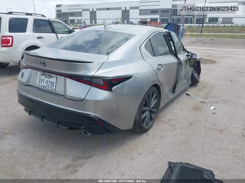2022 Lexus Is 350 F Sport VIN: JTHGZ1E22N5023423 Lot: 45667353