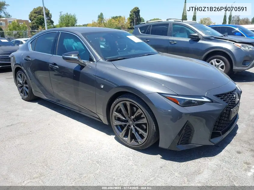 2023 Lexus Is 350 F Sport VIN: JTHGZ1B26P5070591 Lot: 45629685