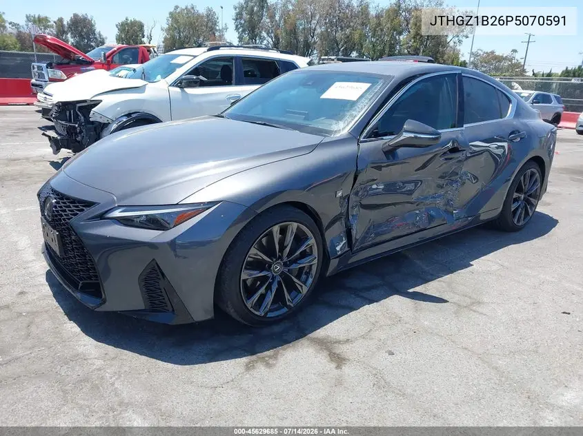 2023 Lexus Is 350 F Sport VIN: JTHGZ1B26P5070591 Lot: 45629685