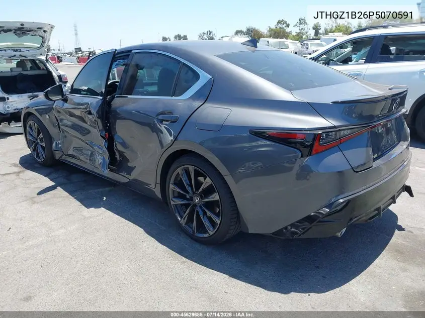 2023 Lexus Is 350 F Sport VIN: JTHGZ1B26P5070591 Lot: 45629685