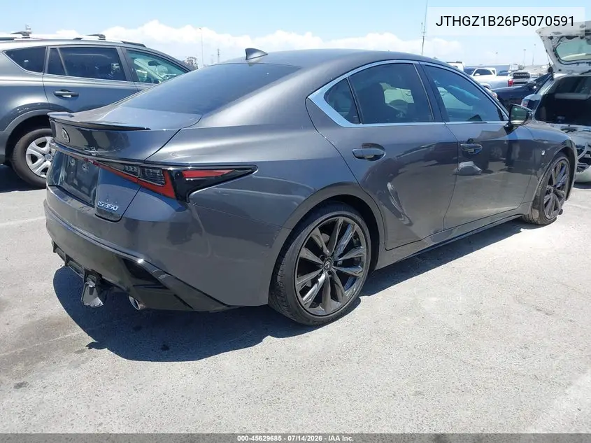 2023 Lexus Is 350 F Sport VIN: JTHGZ1B26P5070591 Lot: 45629685