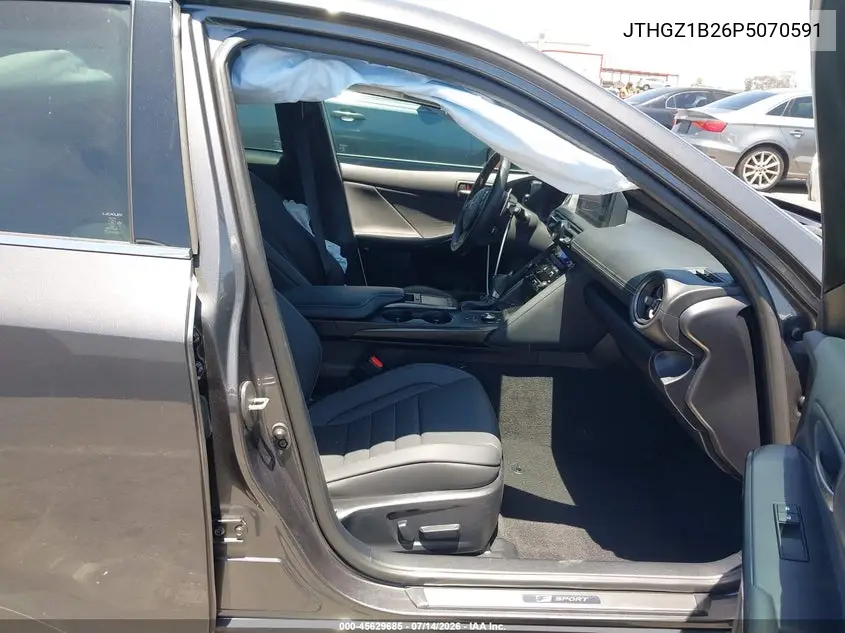 2023 Lexus Is 350 F Sport VIN: JTHGZ1B26P5070591 Lot: 45629685