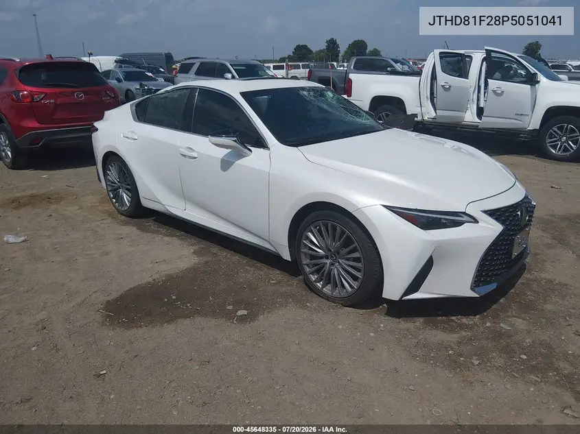 2023 Lexus Is 300 VIN: JTHD81F28P5051041 Lot: 45648335