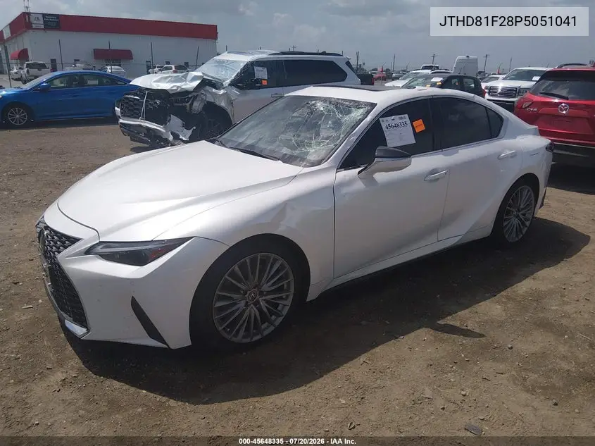 2023 Lexus Is 300 VIN: JTHD81F28P5051041 Lot: 45648335