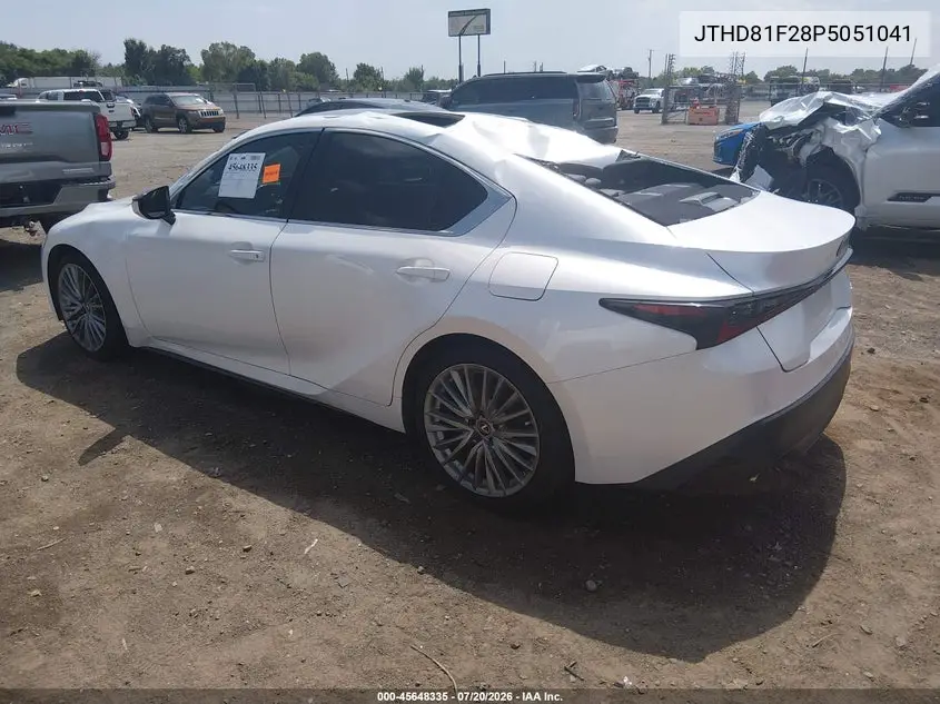 2023 Lexus Is 300 VIN: JTHD81F28P5051041 Lot: 45648335
