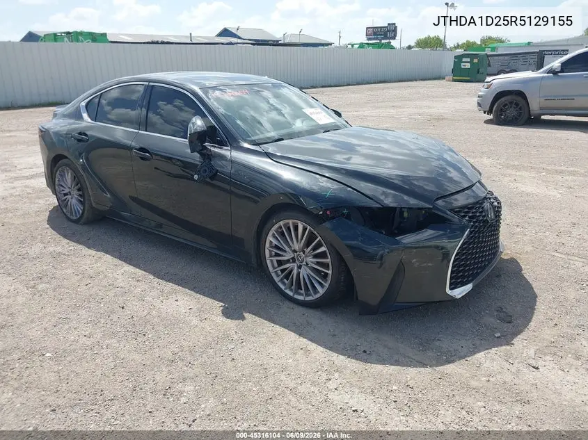 2024 Lexus Is 300 VIN: JTHDA1D25R5129155 Lot: 45316104