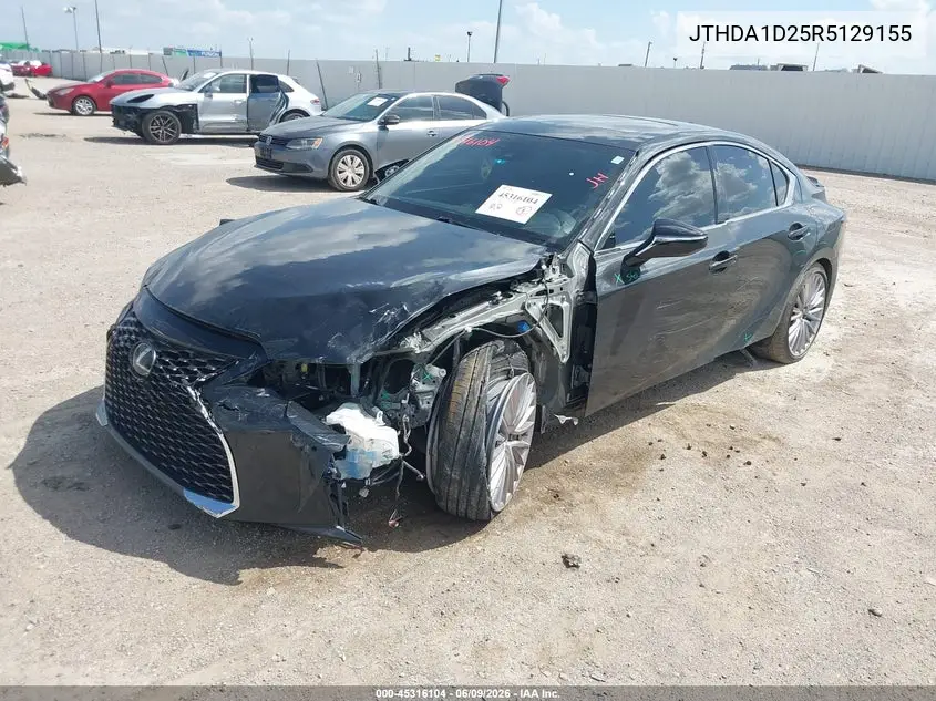 2024 Lexus Is 300 VIN: JTHDA1D25R5129155 Lot: 45316104
