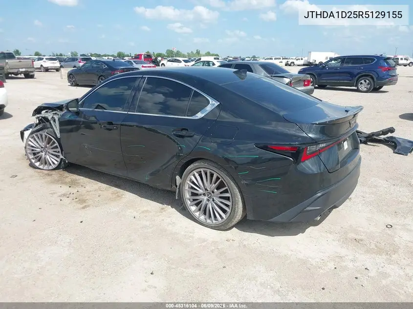 2024 Lexus Is 300 VIN: JTHDA1D25R5129155 Lot: 45316104