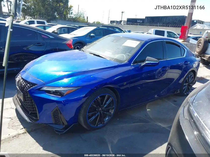 2024 Lexus Is 300 F Sport Design VIN: JTHBA1D2XR5131166 Lot: 45336520