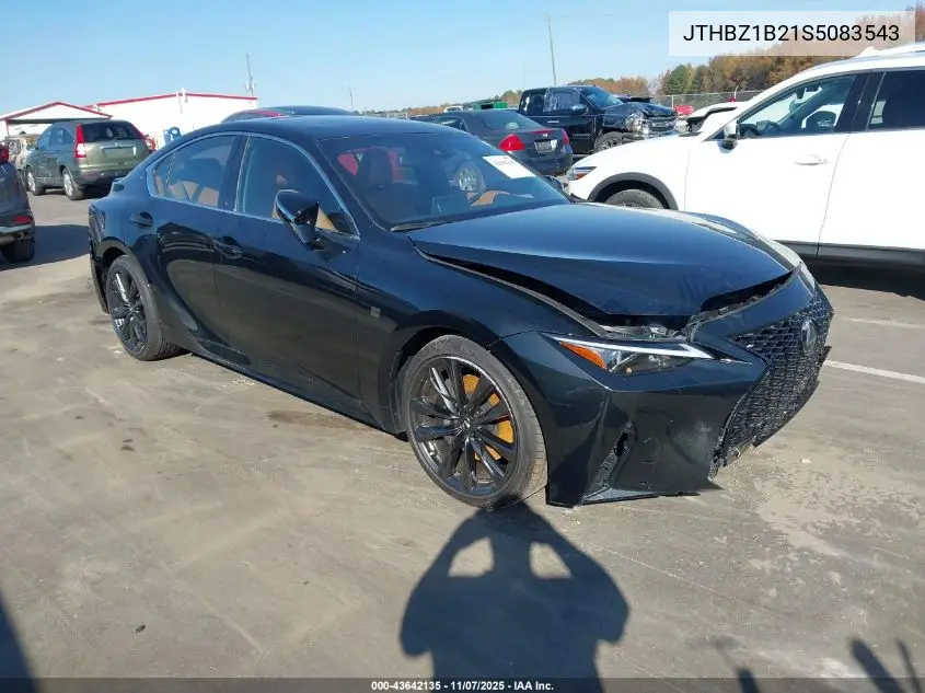 JTHBZ1B21S5083543 2025 Lexus Is 350 F Sport Design