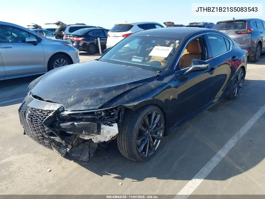 JTHBZ1B21S5083543 2025 Lexus Is 350 F Sport Design