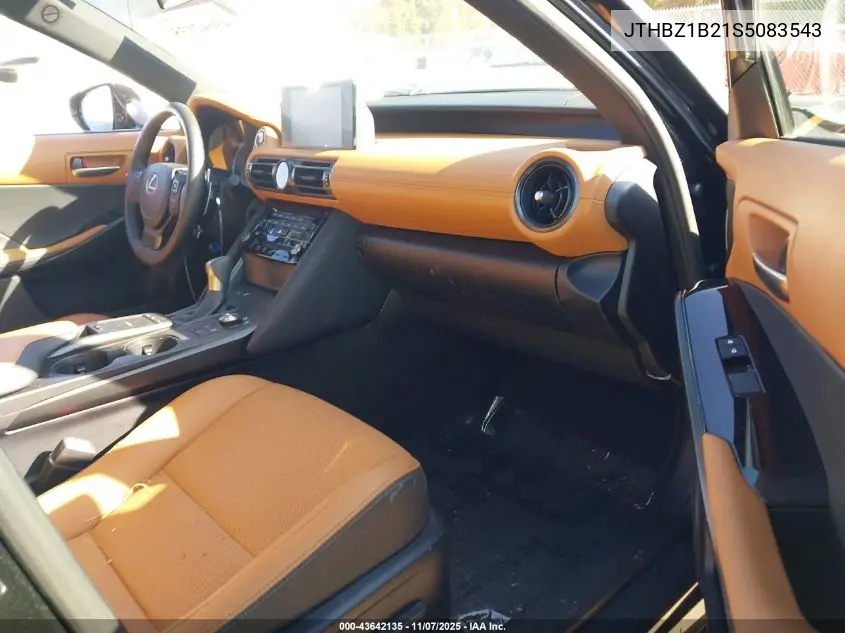 JTHBZ1B21S5083543 2025 Lexus Is 350 F Sport Design
