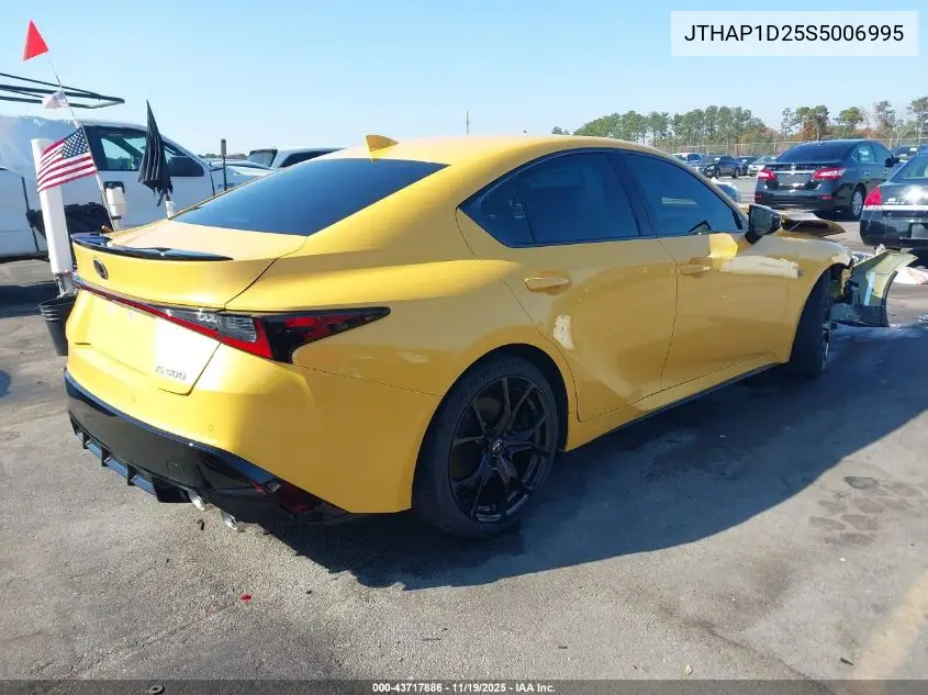 JTHAP1D25S5006995 2025 Lexus Is 500 F Sport Performance
