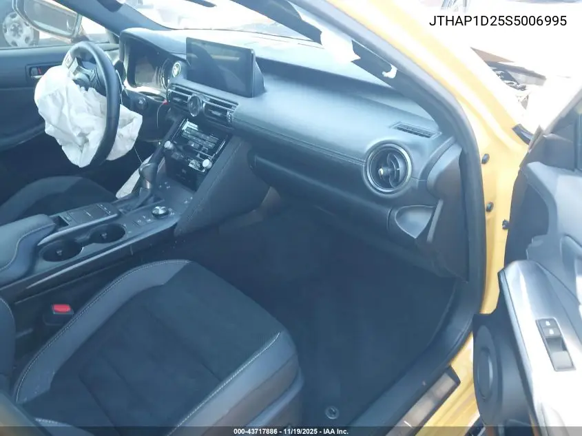 JTHAP1D25S5006995 2025 Lexus Is 500 F Sport Performance