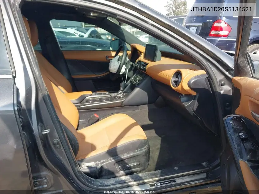 JTHBA1D20S5134521 2025 Lexus Is 300 F Sport Design