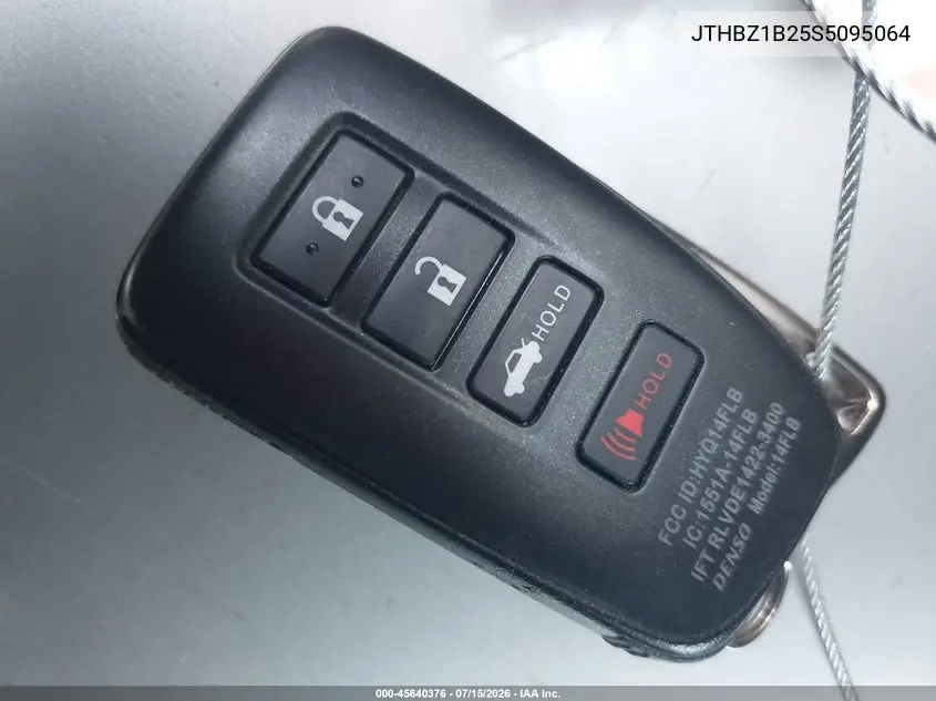 2025 Lexus Is 350 F Sport Design VIN: JTHBZ1B25S5095064 Lot: 45640376