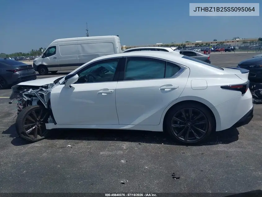 2025 Lexus Is 350 F Sport Design VIN: JTHBZ1B25S5095064 Lot: 45640376