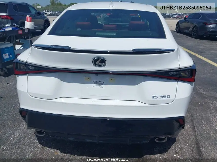 2025 Lexus Is 350 F Sport Design VIN: JTHBZ1B25S5095064 Lot: 45640376