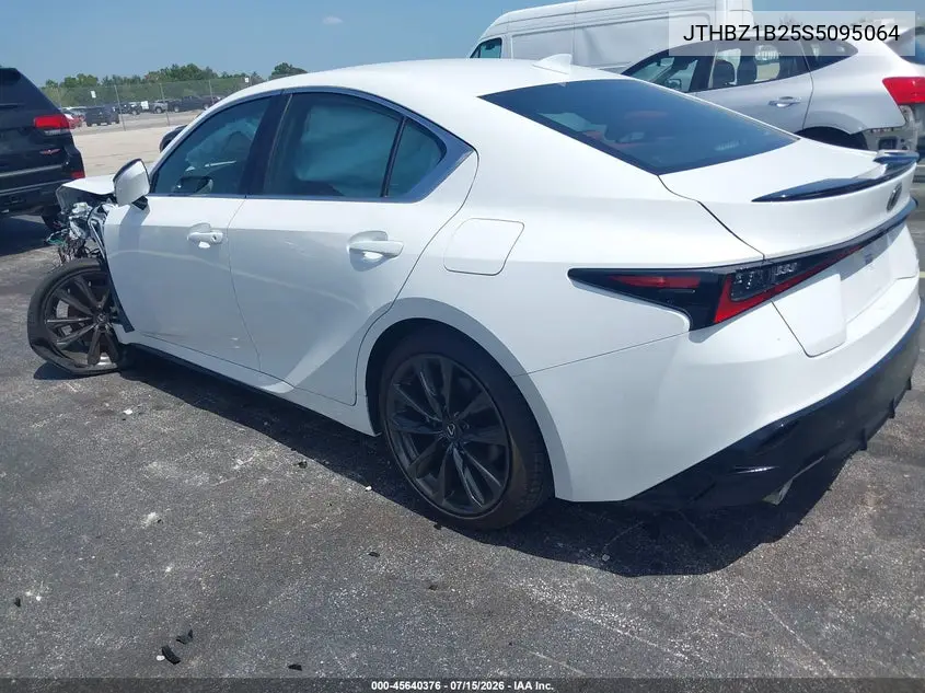 2025 Lexus Is 350 F Sport Design VIN: JTHBZ1B25S5095064 Lot: 45640376