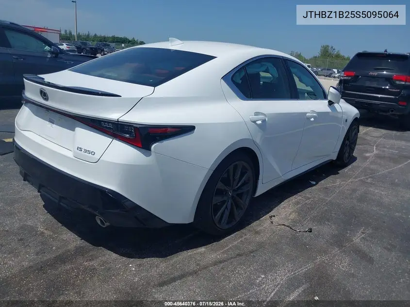 2025 Lexus Is 350 F Sport Design VIN: JTHBZ1B25S5095064 Lot: 45640376