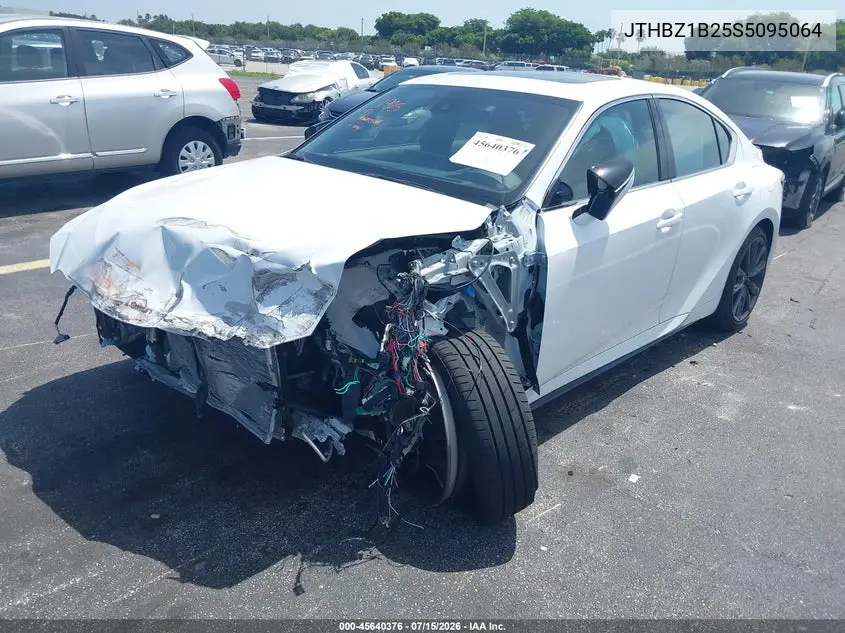 2025 Lexus Is 350 F Sport Design VIN: JTHBZ1B25S5095064 Lot: 45640376