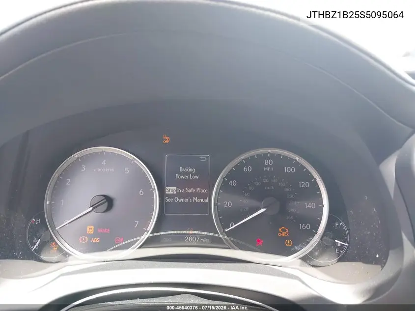 2025 Lexus Is 350 F Sport Design VIN: JTHBZ1B25S5095064 Lot: 45640376