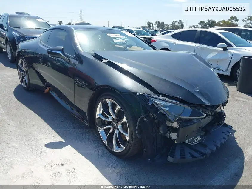 2018 Lexus Lc 500 VIN: JTHHP5AY9JA005532 Lot: 44973143