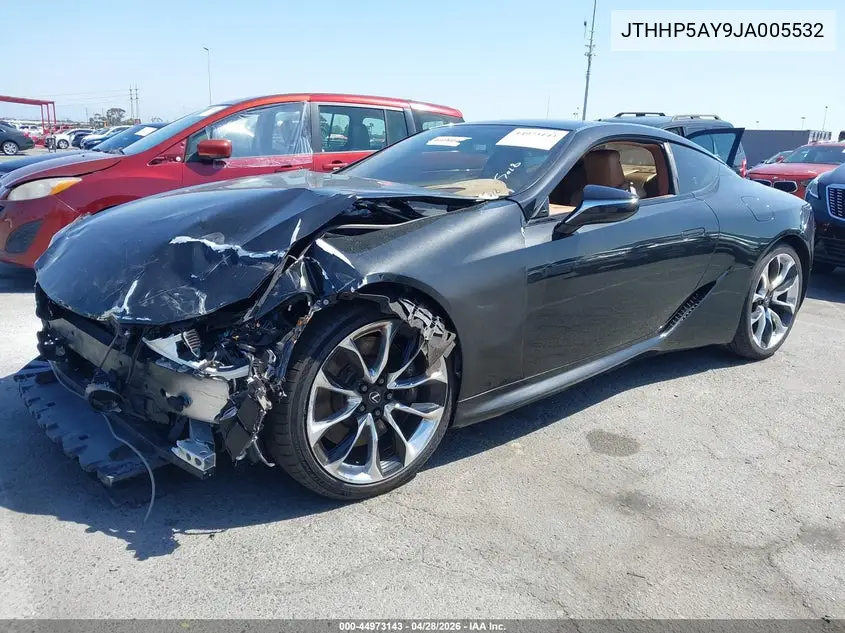 2018 Lexus Lc 500 VIN: JTHHP5AY9JA005532 Lot: 44973143