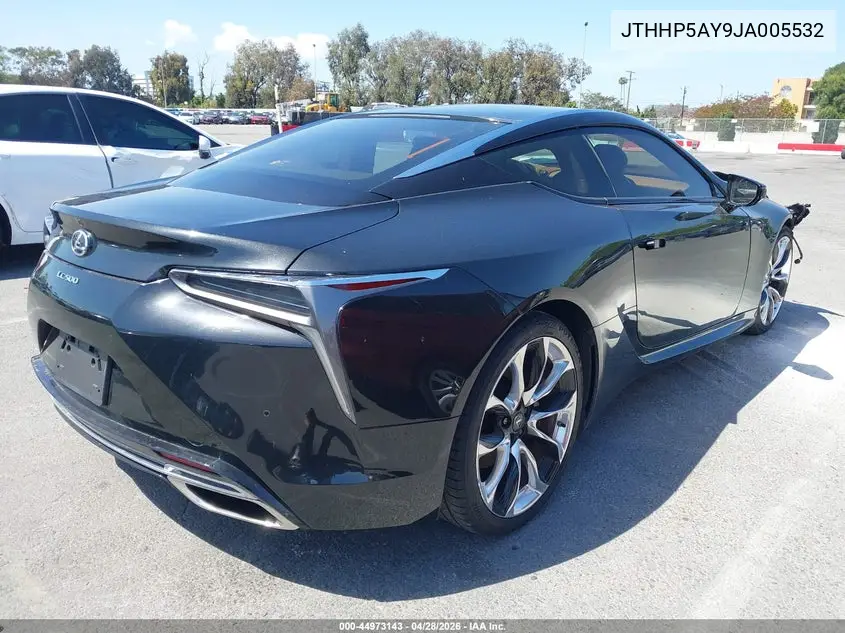 2018 Lexus Lc 500 VIN: JTHHP5AY9JA005532 Lot: 44973143