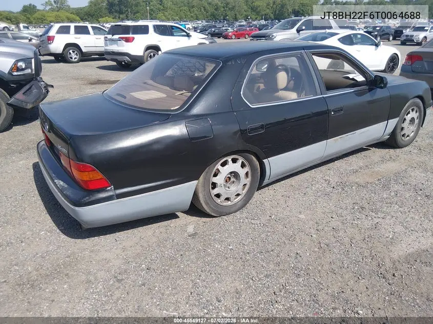 1996 Lexus Ls 400 VIN: JT8BH22F6T0064688 Lot: 45549127