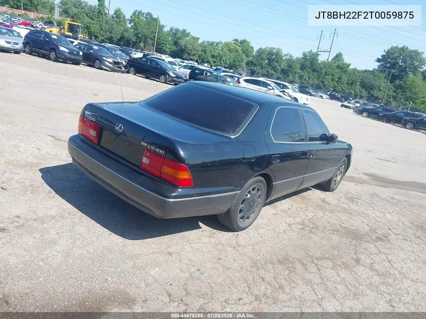 1996 Lexus Ls 400 VIN: JT8BH22F2T0059875 Lot: 45678285