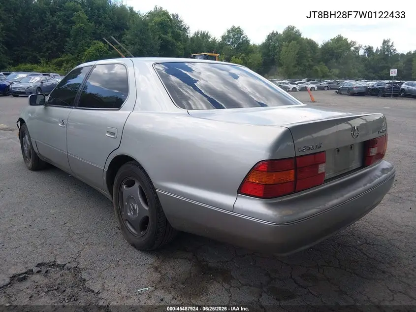 1998 Lexus Ls 400 VIN: JT8BH28F7W0122433 Lot: 45487924