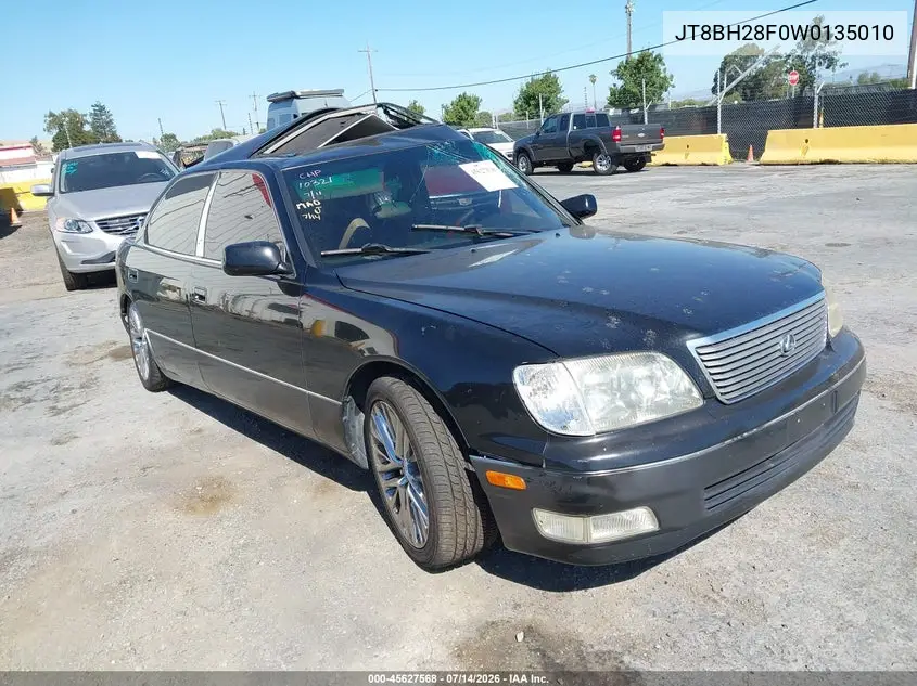 1998 Lexus Ls 400 VIN: JT8BH28F0W0135010 Lot: 45627568