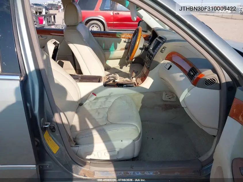2001 Lexus Ls 430 VIN: JTHBN30F310009422 Lot: 45565320
