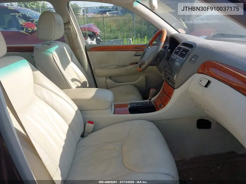 2001 Lexus Ls 430 VIN: JTHBN30F910037175 Lot: 45605291