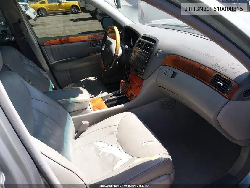 2001 Lexus Ls 430 VIN: JTHBN30F610008815 Lot: 45605629