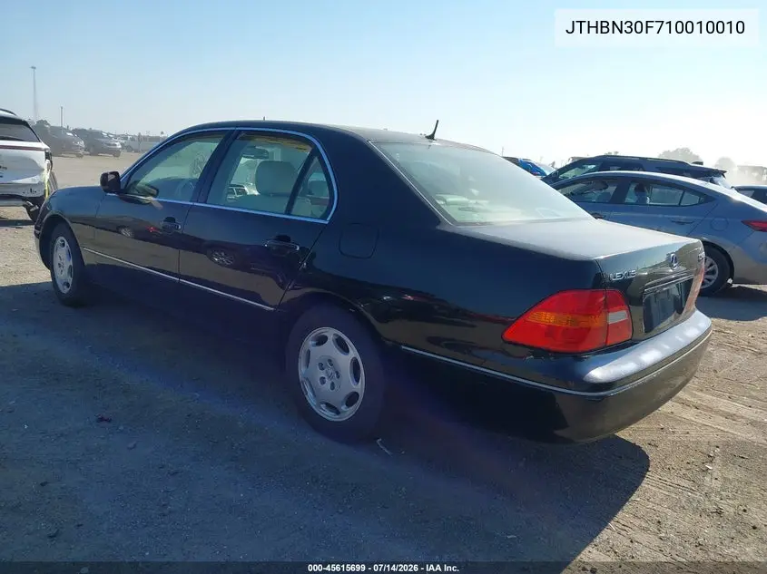 2001 Lexus Ls 430 VIN: JTHBN30F710010010 Lot: 45615699