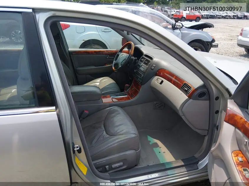2001 Lexus Ls 430 VIN: JTHBN30F510030997 Lot: 45639824