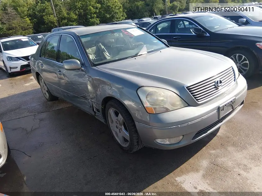 2002 Lexus Ls 430 VIN: JTHBN30F520090411 Lot: 45481043