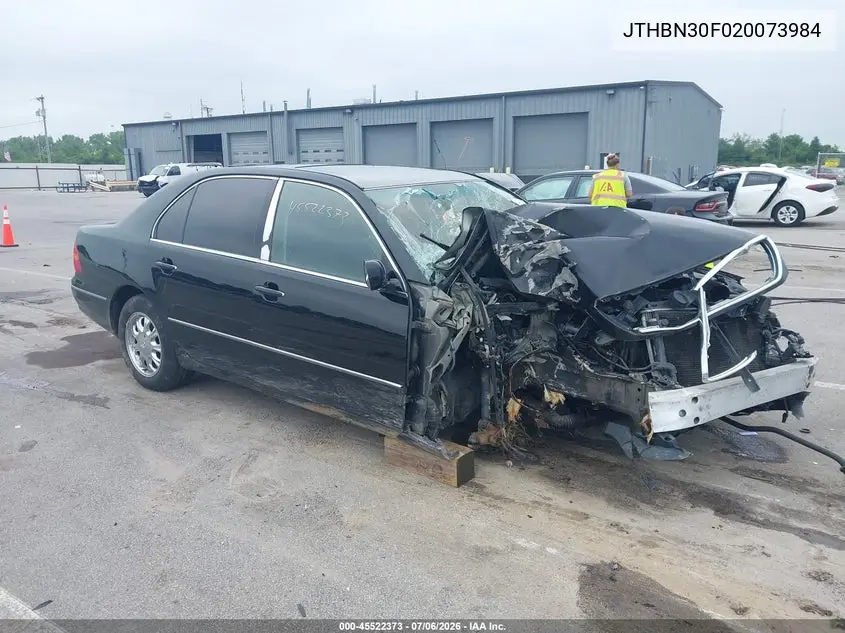 2002 Lexus Ls 430 VIN: JTHBN30F020073984 Lot: 45522373