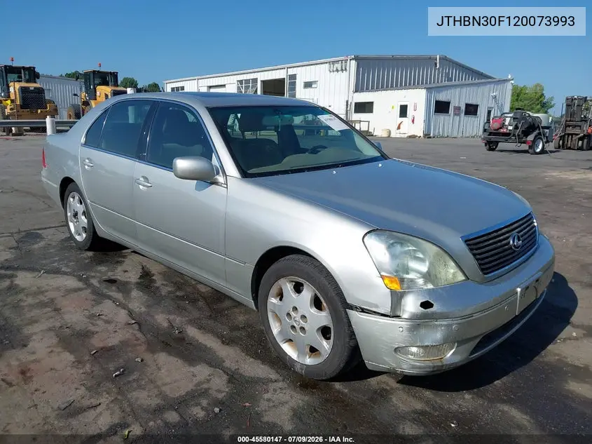 2002 Lexus Ls 430 VIN: JTHBN30F120073993 Lot: 45580147