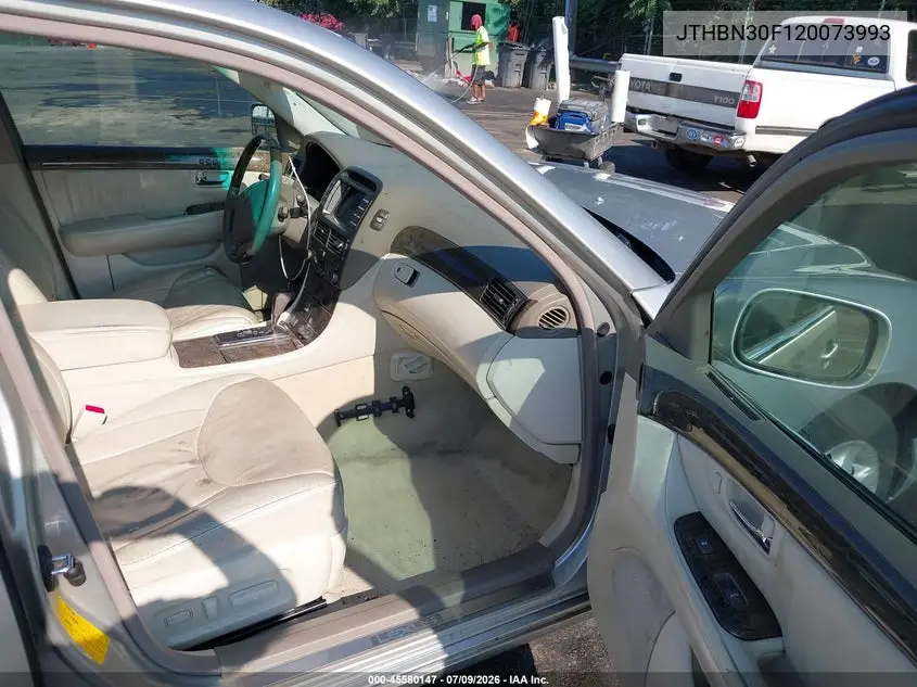 2002 Lexus Ls 430 VIN: JTHBN30F120073993 Lot: 45580147