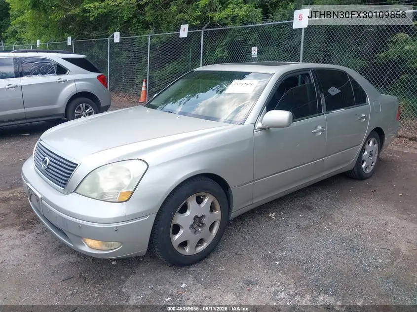 2003 Lexus Ls 430 VIN: JTHBN30FX30109858 Lot: 45369656