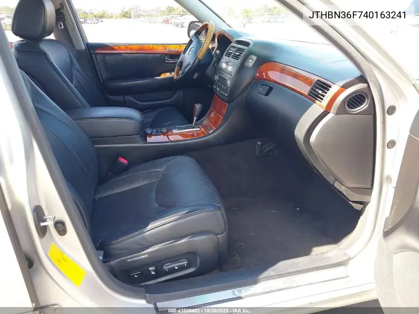 JTHBN36F740163241 2004 Lexus Ls 430